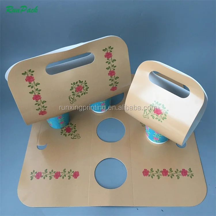 Disposable Portable Coffee Paper Cup Holder Bag - Buy Cup Holder,Coffee ...