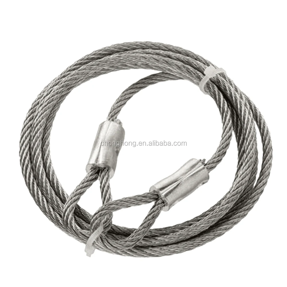 Galvanized/Ungalvanized Steel Wire Rope Slings for