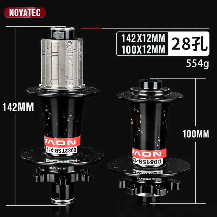 Novatec Bicycle Hubs D981/982 Road Bike Disc Brake Front/rear Hubs 28