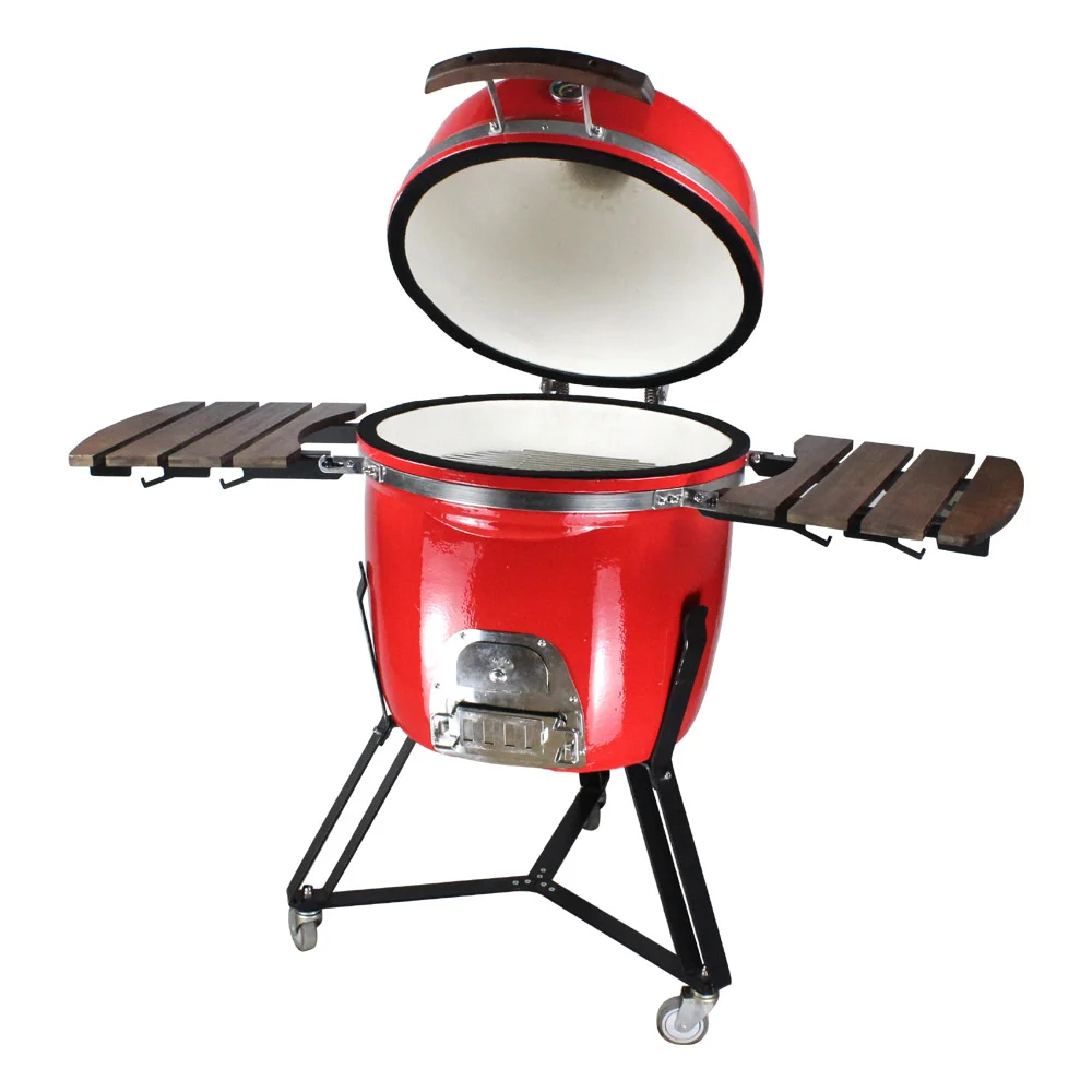 22 Inches Auplex Japanese Kamado Grills,Kamado Ceramic Charcoal Bbq,Bbq