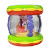 Battery Operated Musical Carousel Shape Drum Toy for 3 years old and up