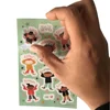 Waterproof Custom Individually Sheets Kiss Cut Vinyl Stickers
