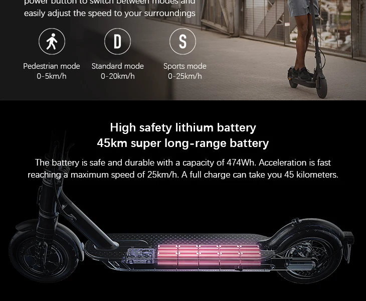 Xiaomi Mi M365 Electric Scooter Pro 2 Foldable Self Balancing 25km/h