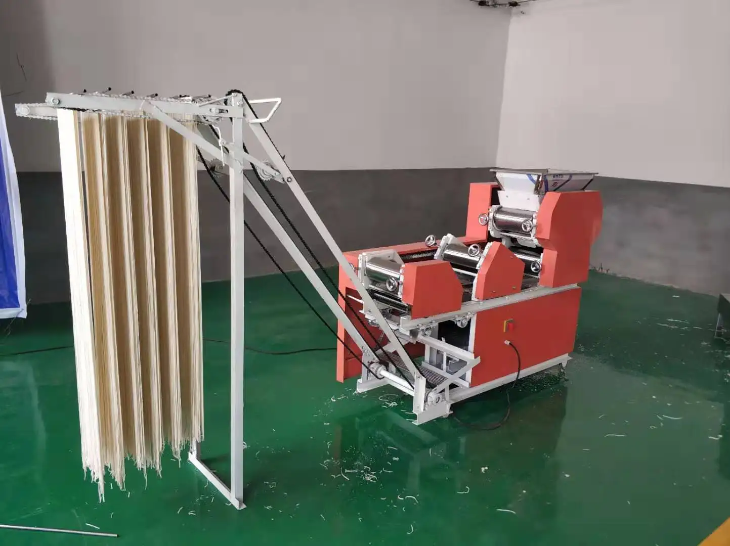 Electric 120150kg/h Fresh Noodles Making Maker Machine Automatic