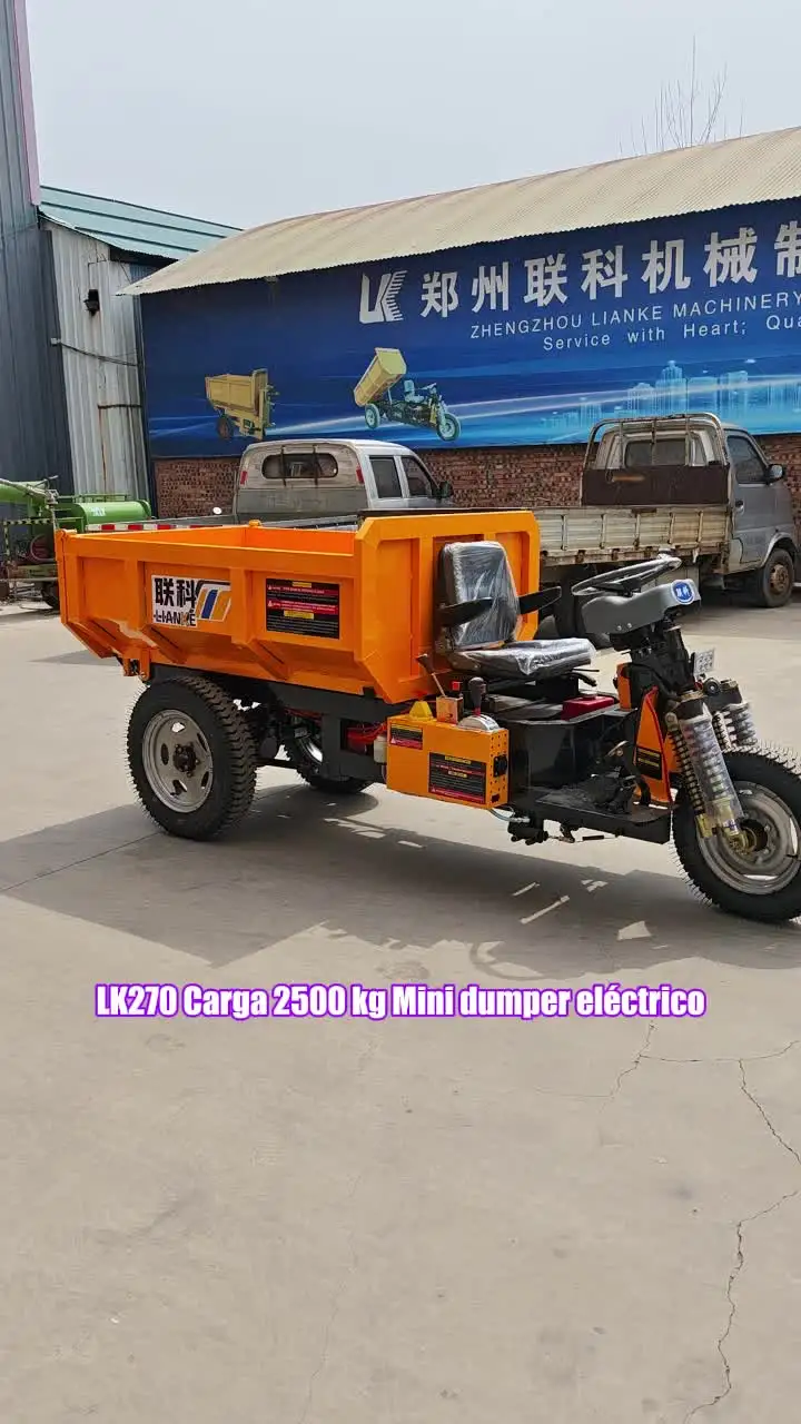 LK270 Electric Mini Tractor Efficient Garden Dumper