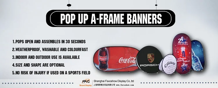 Promotion Metal New Smart Advertising Poster A Frame Roll Up Flex