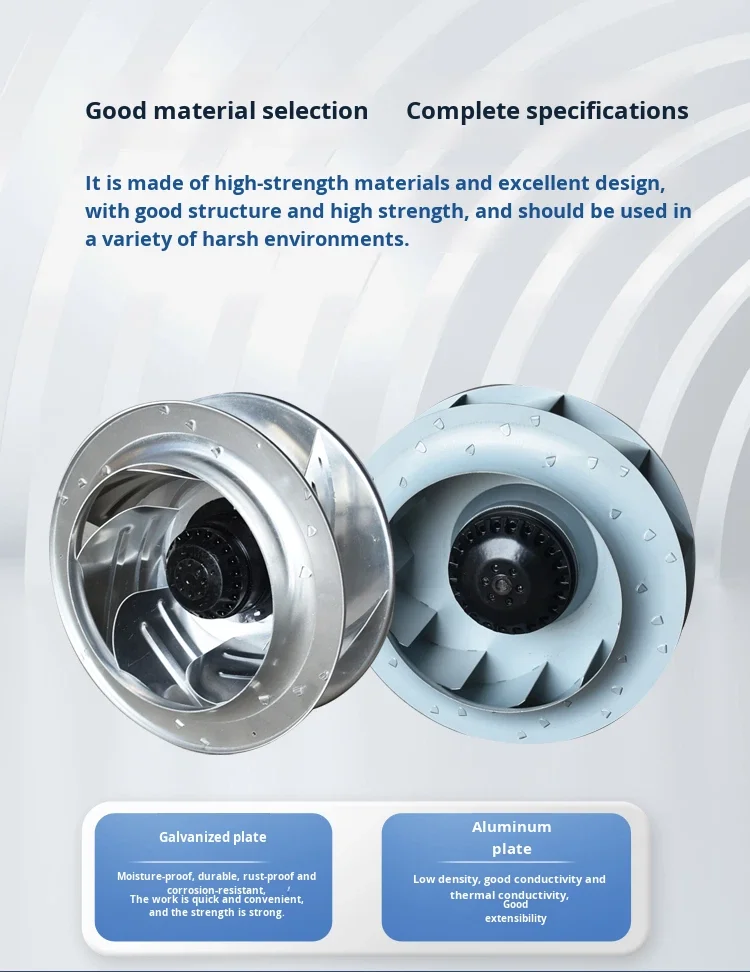 Turbocharger Ventilation Fan, 220V, Centrifugal - detail 4