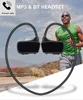 32GB sport music player Lossless mp3 player BT headset headphone waterproof wireless earphone for phone