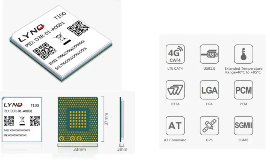 Mobiletek Agency T100 Automotive Grade Lte Module Based On Mdm9628 ...