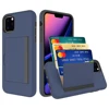 Flip Wallet Credit Card Slot PC Back Cover TPU Armor Shockproof Phone Case for iPhone 11 Pro / XI Max 6.5" 2019