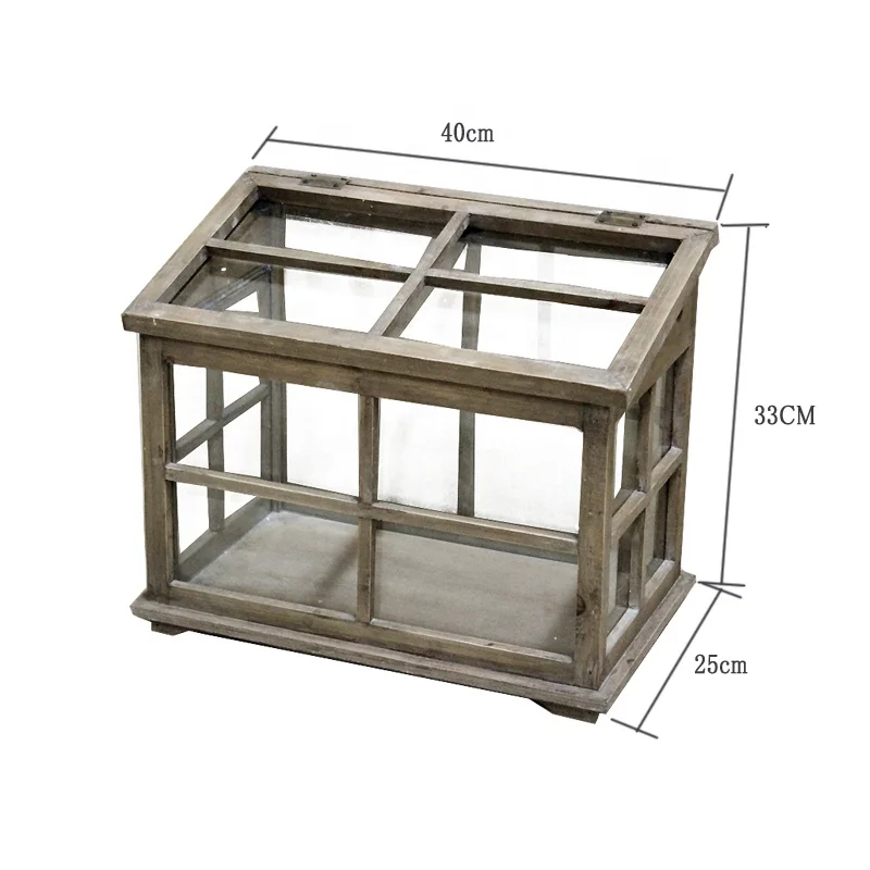 Luckywind Fsc Wood Frame Farmhouse Vintage Handicraft Garden Small Mini