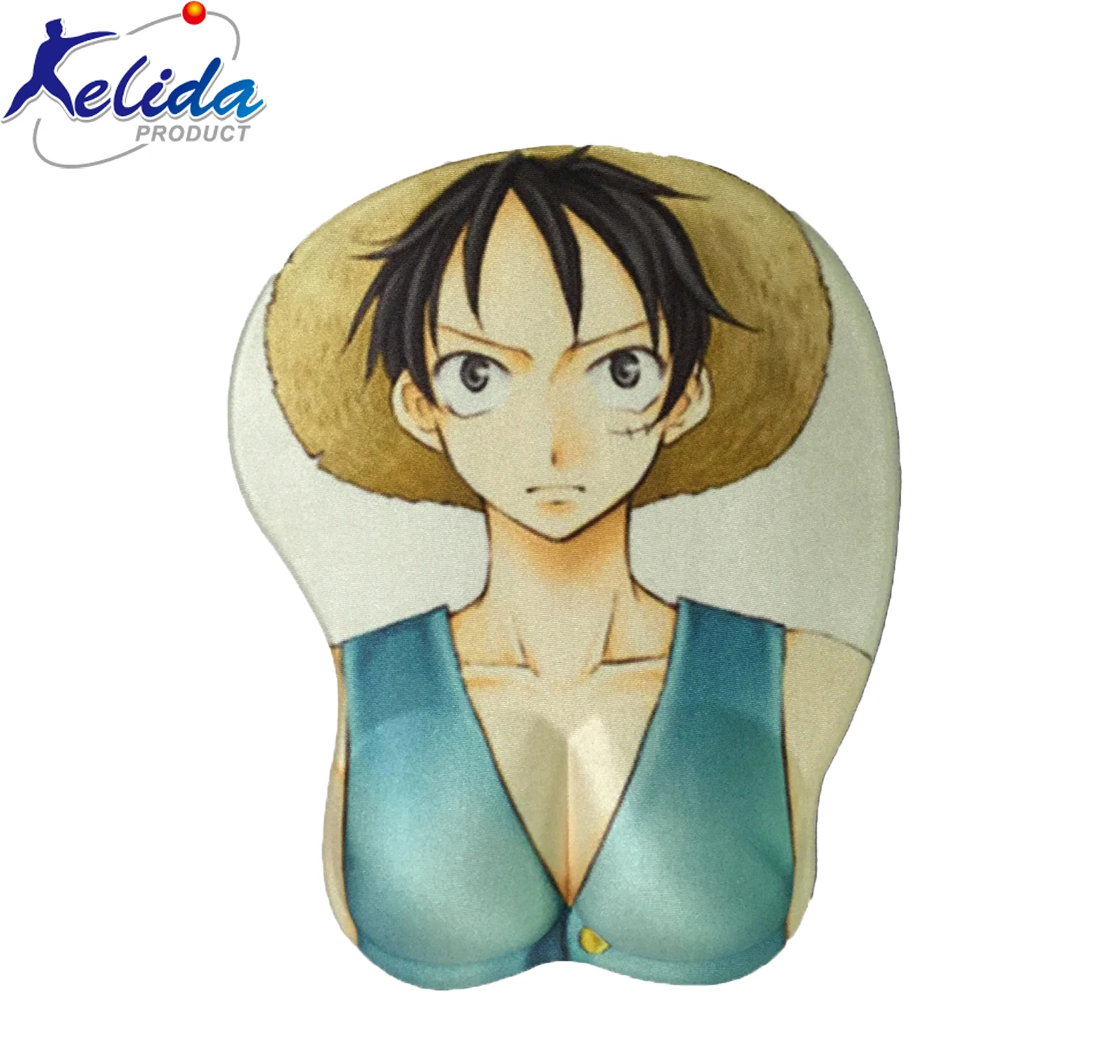 动画定制鼠标垫强男性胸部肌肉硅胶鼠标垫