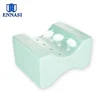 Ventilated Cool Bamboo Velvet Cover Memory Foam Orthopedic Knee Pillow Contour Leg Pillow for Side Sleeper, Pregnancy