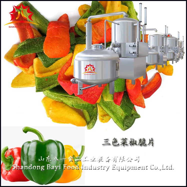 Food Grade 304 Stainless Steel carrot Vacuum Fryer for sale