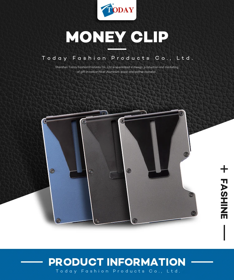 New Design Customized Service Slim Aluminum Rfid Card Holder Buy