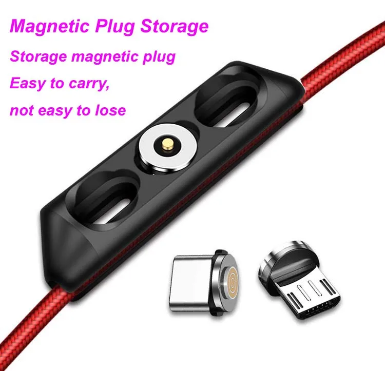 540 Rotation Led 3 In 1 Fast Charging Magnetic Cable Charger - ANKUX.COM