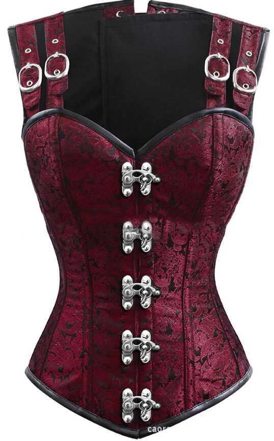 女性感哥特式紧身胸衣皮革紧身胸衣复古镂空无袖性感 - buy 塑身内衣