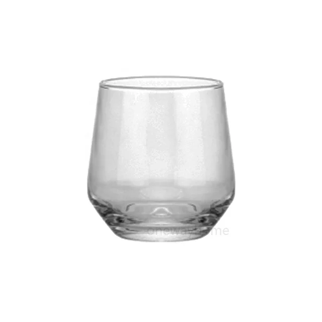 Handmade Custom Logo Available 360 ml Hotel Glass Cup Clear Tumbler