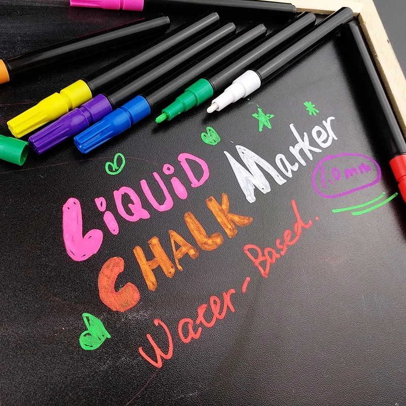 Liquid Chalk Marker For Led Write Board,Blackboards,Glass,Window Marker,Color Fluorescent Buy