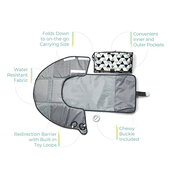Baby Portable Clean Hands Changing Pad 3-in-1 Diaper Clutch Changing Station 