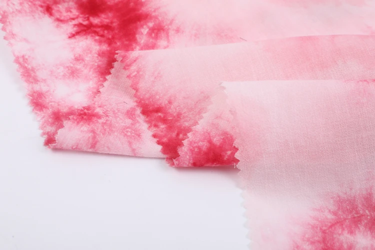 Good Quality Woven India Style Tiedye 100cotton Crepe Fabrics