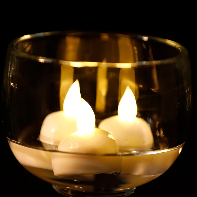 Water Activated Candles Wholesale Flameless White Lantern Floating Led Tea Light for wedding