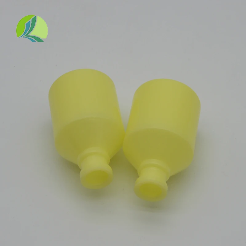 100ml Yellow Pp Vaccine Bottle With Rubber Stopper Screen Printed For
