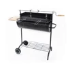 Spit Rotisserie Roaster Grill Outdoor Charcoal Trolley Grill Portable BBQ Smoker Grill Garden Cooking BBQ Wheels