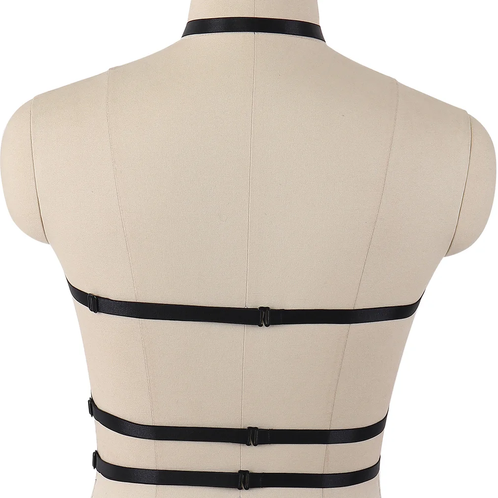 Women's Body Harness Bra Plus Size Hollow Bra Punk Martinique