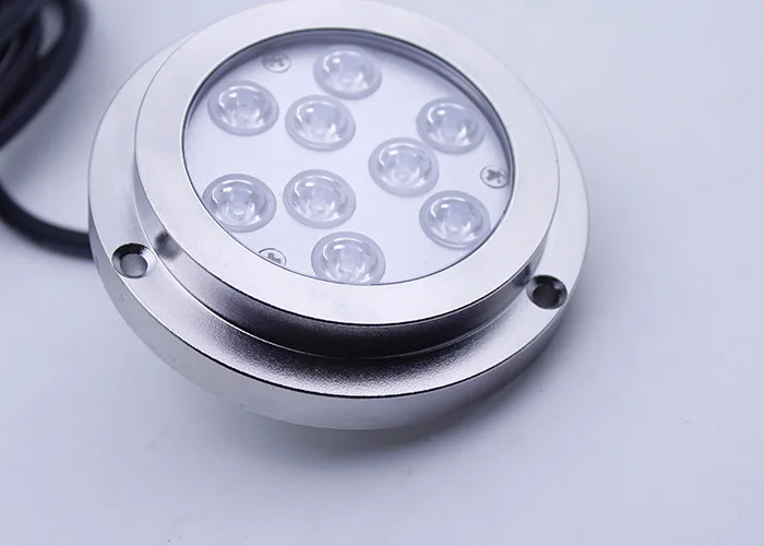 Ip68 Rgb 4 Inch Led Boat Underwater Lighting Fixtures For Salt Marine