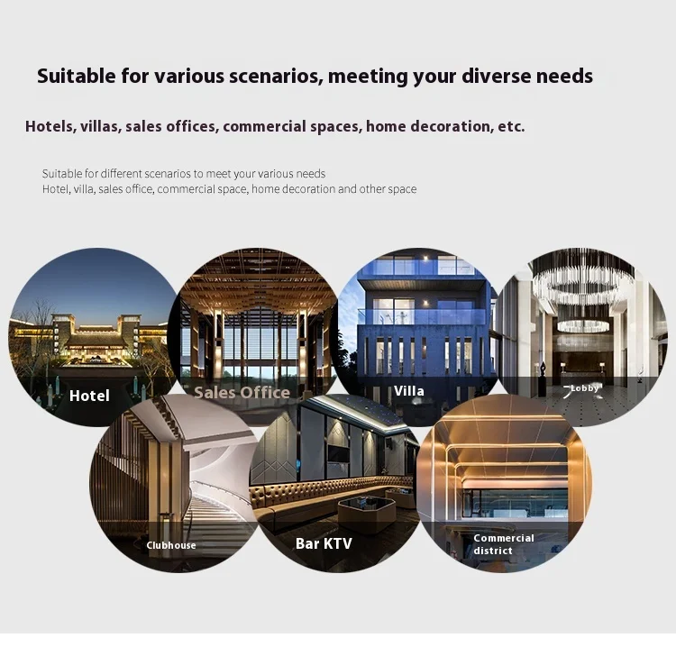 Chinese Style Duplex Stair Shape Flower Chandelier Hotel Dining Room Metal Villa Tea House Lotus Design for Living Room Middle manufacture