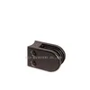 Railing d black ral 9005 zinc wall mounted glass clamp