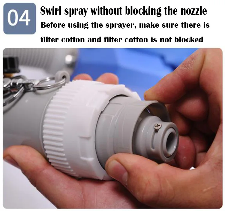 ULV agriculture sanitizing gardening lawn public places 5L portable electric disinfection cold atomizer