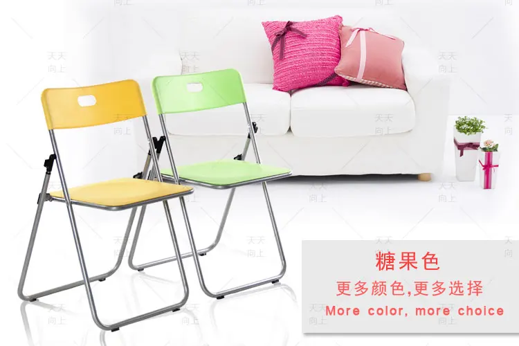 Commercial Used Folding Chairs Wholesale Handy Church Chair Lightweight Visitor Chair Easy-Moving Long Service Life