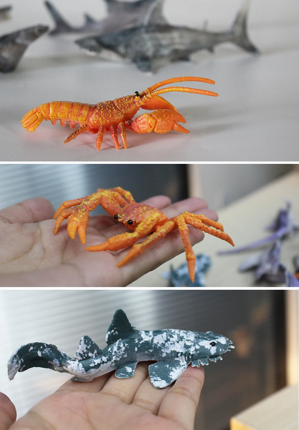 Sea Life Educational Natural Class Gift Plastic Sea Animal Toy With