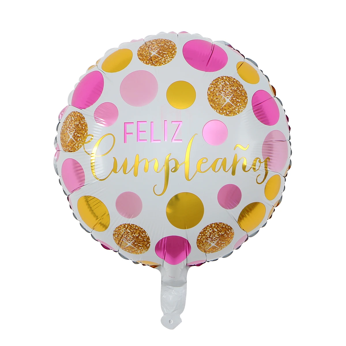 18inch Balloon Design Spanish Birthday Balloons Round Mylar Helium