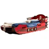 Sailboat kid bed design boy pirate ship custom child bed