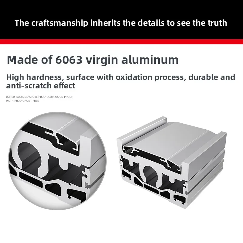 Hengdong 135 Module Aluminum Profile Linear Motion Platform with Slide for Semi-Enclosed or Fully Enclosed Cut to Size manufacture