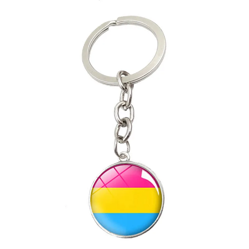 Manufacturer Wholesale Lgbt Gay Pride Keyring Bisexual Lesbian Aces