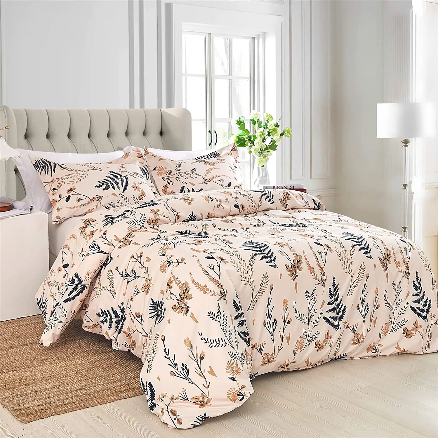Soft Printed Superfine Fiber Quilt Cover Buy Flowers And Plants Quilt