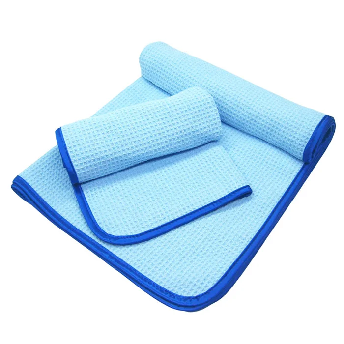 Window And Mirror Waffle Weave Cleaning Cloth Auto Care Microfiber Best