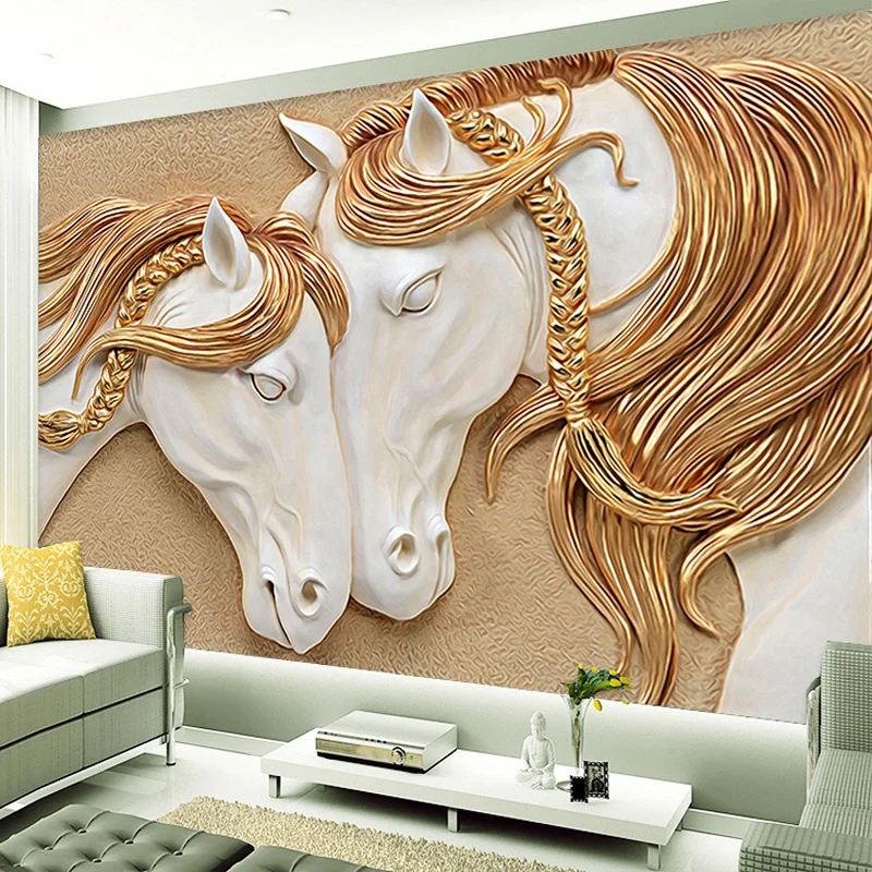 Hãy khám phá giấy dán tường có in hình ngựa 3D và được ép nổi chất lượng cao từ Mishou Decor. Sự kết hợp giữa hình ảnh 3D và kỹ thuật in ấn hiện đại giúp cho hình ảnh ngựa trở nên sống động, gần gũi hơn với bạn. Vật liệu cao cấp giúp cho sản phẩm đầy sức sống và bền vững qua thời gian.