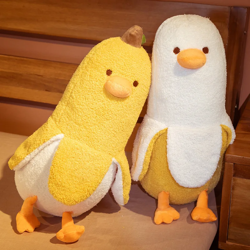 Best Made Soft Toys Banana Duck Custom 50cm 70cm Stuffed Animal Plush