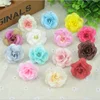 Wall Decoration Handmade factory wholesale Wedding DIY High quality fabric silk simulation rose Artificial Two color flower head