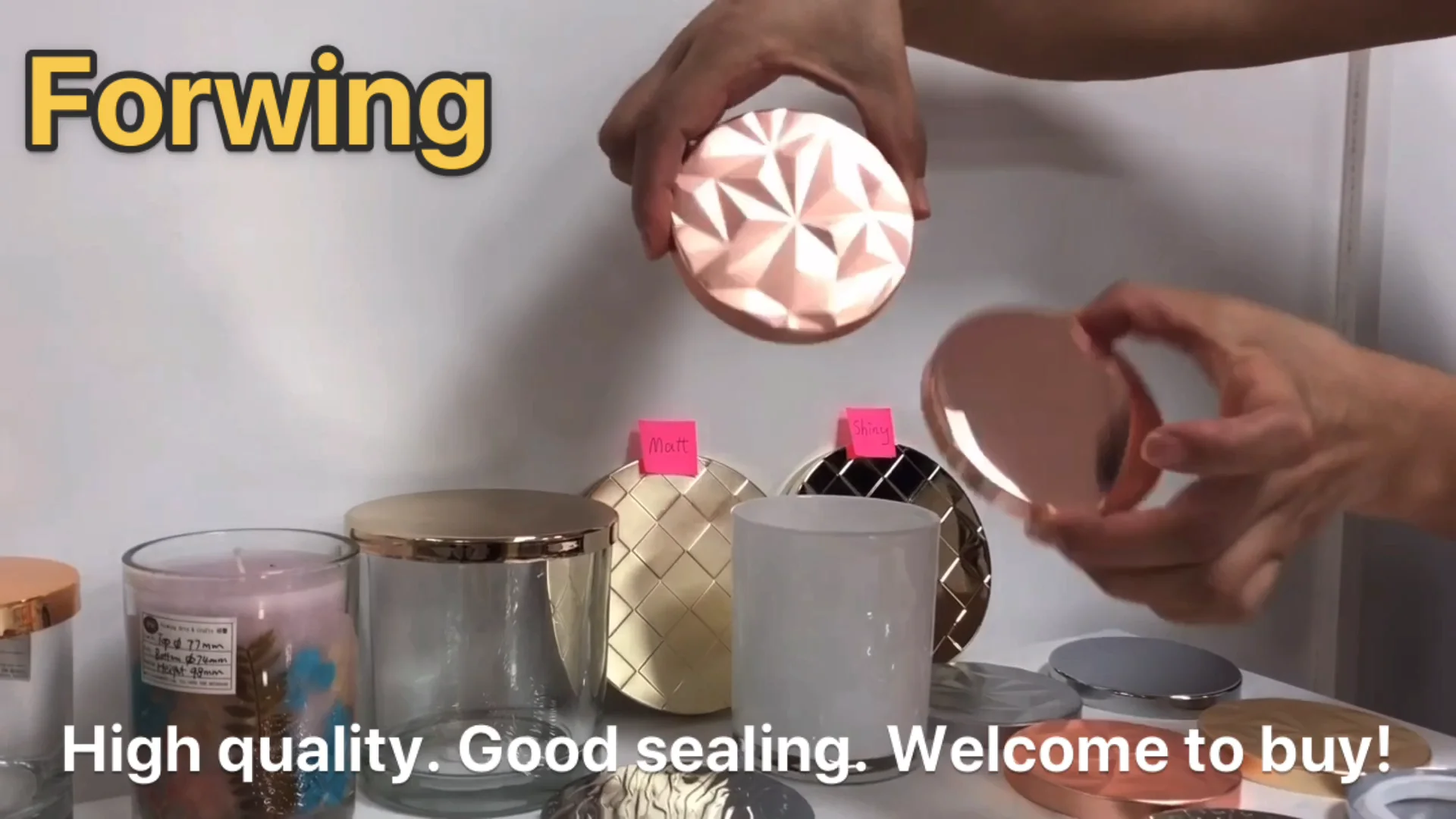 Wholesale Coloured Scented Candle Glass Jar Metal Lid Buy Luxury