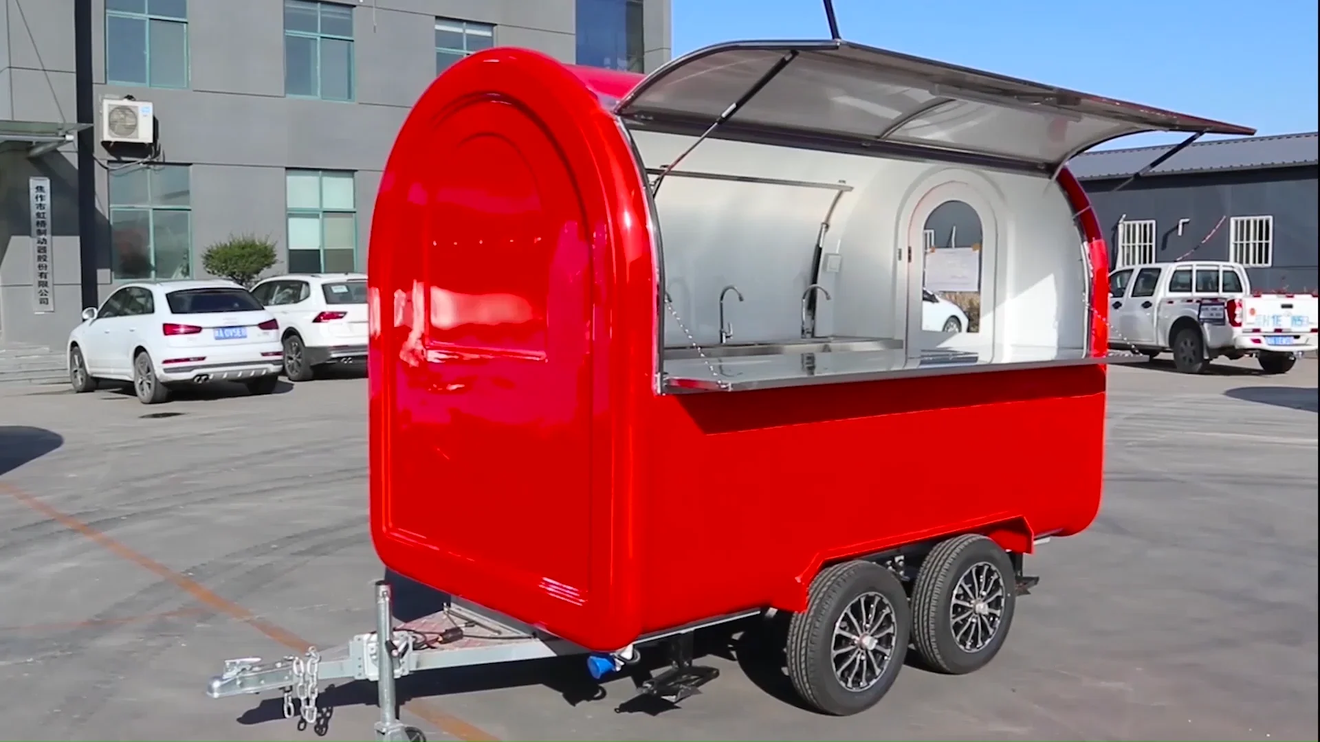 Wecare Fashion Design Dining Car / Small Food Trucks For Sale In China