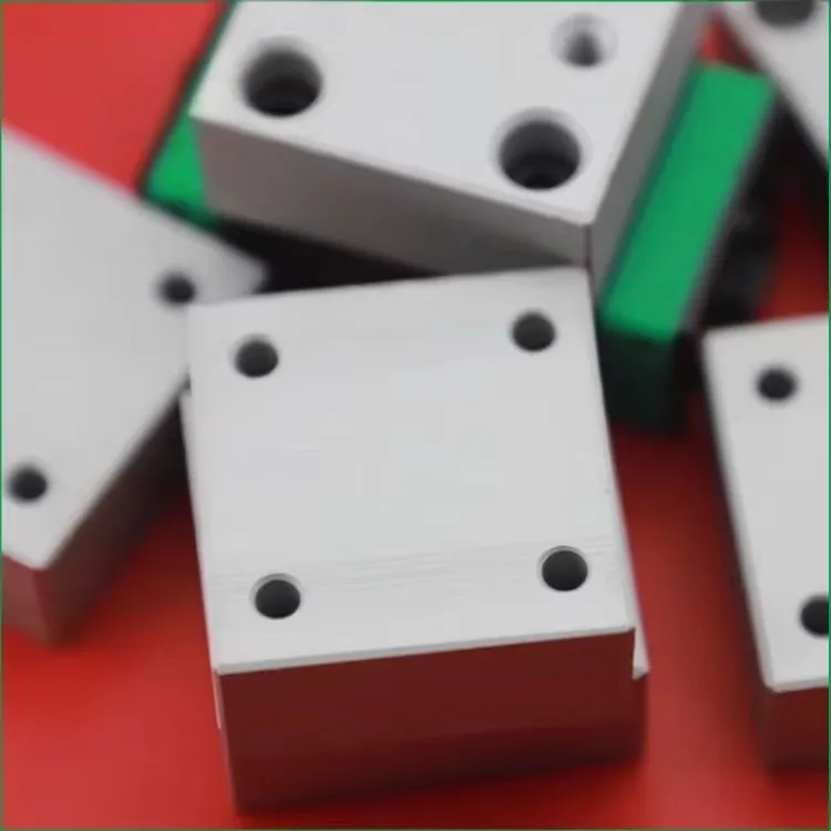 product aluminum linear guide rail heightening block slider with bearing raised to the same plane ball screw four flange module spacer-13