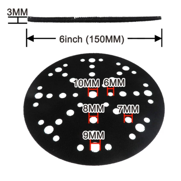 Cushion Protection Hook and Loop Sanding Disc Backing Pad factory