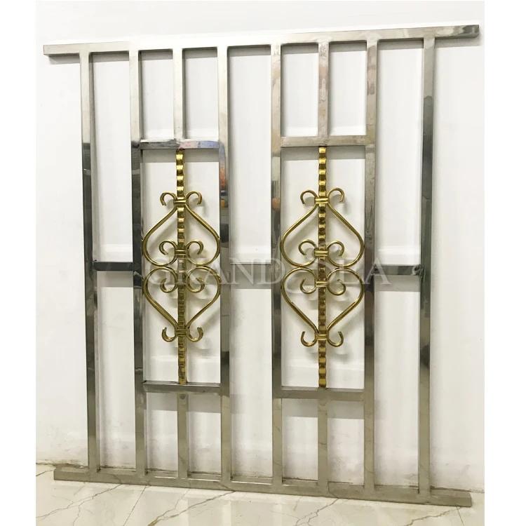 aluminum sliding window grill design simple modern iron window