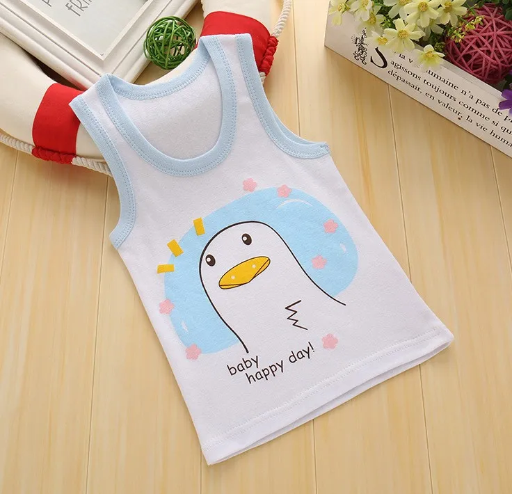 
Cotton Tees New Summer Baby Vest Kids Underwear 